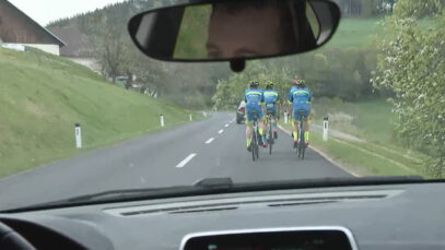 111 Radfahrer Abstand