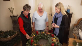 Fensterln Adventkranz