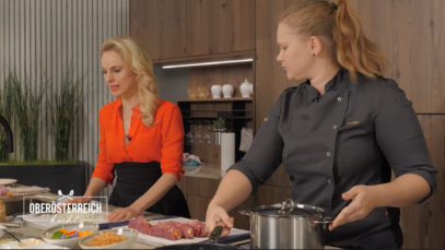 OÖ Kocht Hirschrouladen